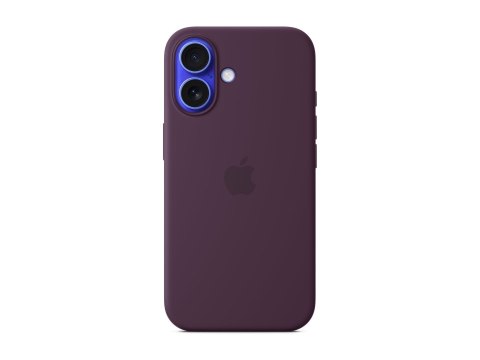 Apple iPhone 16 Silicone Case with MagSafe - Plum | Apple Apple iPhone 16 Silicone Case with MagSafe - Plum | Apple