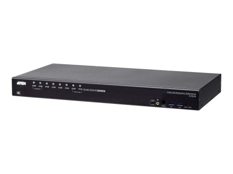 Aten CS19208-AT-G 8-portowy przełącznik KVM USB True 4K DisplayPort z obsługą urządzeń peryferyjnych USB 3.0 | Aten Aten CS19208-AT-G 8-portowy przełącznik KVM USB True 4K DisplayPort z obsługą urządzeń peryferyjnych USB 3.0 | Aten
