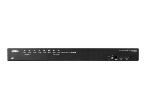 Aten CS19208-AT-G 8-portowy przełącznik KVM USB True 4K DisplayPort z obsługą urządzeń peryferyjnych USB 3.0 | Aten Aten CS19208-AT-G 8-portowy przełącznik KVM USB True 4K DisplayPort z obsługą urządzeń peryferyjnych USB 3.0 | Aten
