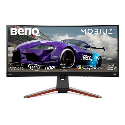 Benq | EX3415R | 34 " | IPS | WQHD | 21:9 | 4 ms | 400 cd/m² | Metallic Grey | HDMI ports quantity 2 | 144 Hz Benq | EX3415R | 34 " | IPS | WQHD | 21:9 | 4 ms | 400 cd/m² | Metallic Grey | HDMI ports quantity 2 | 144 Hz