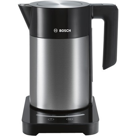 Bosch | Czajnik | TWK7203 | Z elektronicznym sterowaniem | 2200 W | 1,7 L | Stal szlachetna | Podstawa obrotowa 360° | Stal szla Bosch | Czajnik | TWK7203 | Z elektronicznym sterowaniem | 2200 W | 1,7 L | Stal szlachetna | Podstawa obrotowa 360° | Stal szla