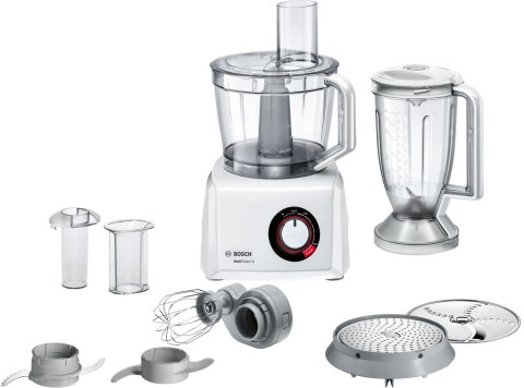 Bosch Food Processor MultiTalent 8 MC812W501 1000 W Number of speeds 2 Bowl capacity 3.9 L Blender White Bosch Food Processor MultiTalent 8 MC812W501 1000 W Number of speeds 2 Bowl capacity 3.9 L Blender White