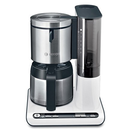 Bosch | Styline Coffee maker | TKA8A681 | 1100 W | 1.1 L | 360° rotational base No | White Bosch | Styline Coffee maker | TKA8A681 | 1100 W | 1.1 L | 360° rotational base No | White