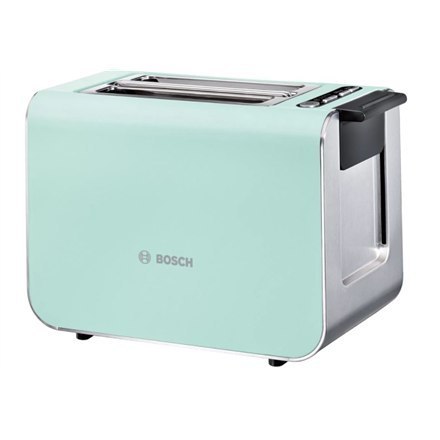 Bosch | TAT8612 | Styline Toaster | Power 860 W | Number of slots 2 | Housing material Stainless Steel | Green Bosch | TAT8612 | Styline Toaster | Power 860 W | Number of slots 2 | Housing material Stainless Steel | Green