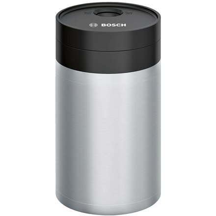 Bosch | TCZ8009N | Milk container | Intended For Coffee machine | 0.5 L volume, FreshLock lid | Metal Bosch | TCZ8009N | Milk container | Intended For Coffee machine | 0.5 L volume, FreshLock lid | Metal