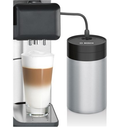 Bosch | TCZ8009N | Milk container | Intended For Coffee machine | 0.5 L volume, FreshLock lid | Metal Bosch | TCZ8009N | Milk container | Intended For Coffee machine | 0.5 L volume, FreshLock lid | Metal