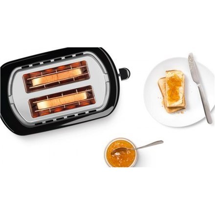 Bosch Toaster TAT7403 Power 800 W, Number of slots 2, Housing material Plastic, Black/Stainless steel Bosch Toaster TAT7403 Power 800 W, Number of slots 2, Housing material Plastic, Black/Stainless steel