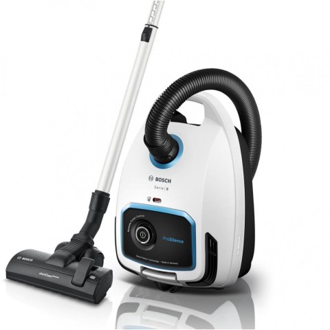 Bosch | Vacuum cleaner | ProSilence BGB6SIL1 | Bagged | Power 700 W | Dust capacity 4 L | White Bosch | Vacuum cleaner | ProSilence BGB6SIL1 | Bagged | Power 700 W | Dust capacity 4 L | White