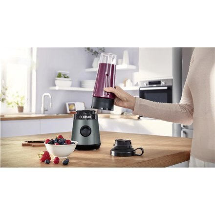 Bosch | VitaPower ToGo Smoothie Maker | MMB2111S | Tabletop | 450 W | Jar material Tritan | Jar capacity 0.6 L | Ice crushing | Bosch | VitaPower ToGo Smoothie Maker | MMB2111S | Tabletop | 450 W | Jar material Tritan | Jar capacity 0.6 L | Ice crushing |