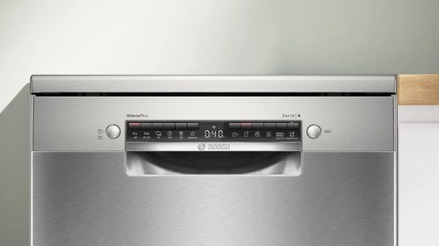 Bosch | Zmywarka | SMS4EMI06E | Wolnostojąca | Szerokość 60 cm | Liczba kompletów naczyń 14 | Liczba programów 6 | Klasa efektyw Bosch | Zmywarka | SMS4EMI06E | Wolnostojąca | Szerokość 60 cm | Liczba kompletów naczyń 14 | Liczba programów 6 | Klasa efektyw