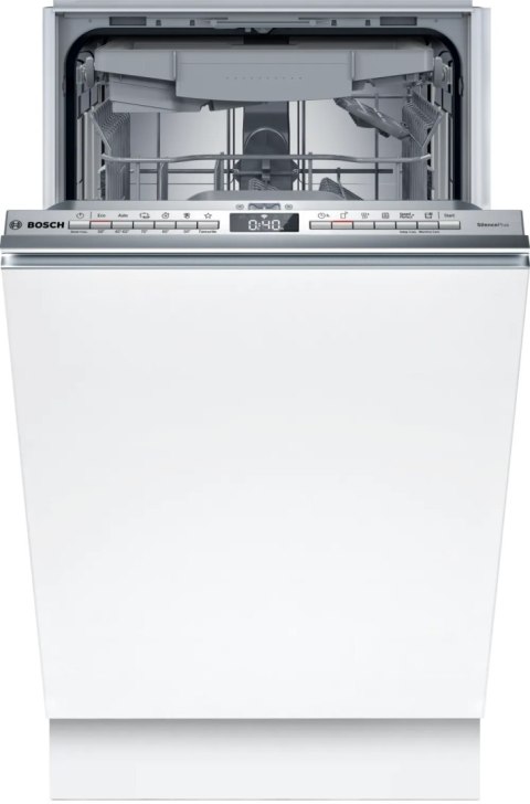 Bosch | Zmywarka | SPV4HMX10E | Do zabudowy | Szerokość 45 cm | Liczba kompletów naczyń 10 | Liczba programów 6 | Klasa efektywn Bosch | Zmywarka | SPV4HMX10E | Do zabudowy | Szerokość 45 cm | Liczba kompletów naczyń 10 | Liczba programów 6 | Klasa efektywn