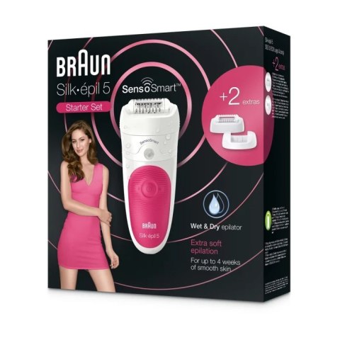 Braun | Epilator | Silk-épil 5 SE5500 | Operating time (max) 30 min | Bulb lifetime (flashes) Not applicable | Number of power l Braun | Epilator | Silk-épil 5 SE5500 | Operating time (max) 30 min | Bulb lifetime (flashes) Not applicable | Number of power l
