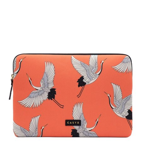 Casyx | Casyx dla MacBook | SLVS-000006 | Pasuje do rozmiaru 13"/14"| Etui | Coral Cranes | Wodoodporne Casyx | Casyx dla MacBook | SLVS-000006 | Pasuje do rozmiaru 13"/14"| Etui | Coral Cranes | Wodoodporne