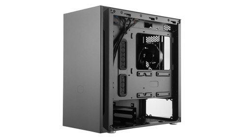 Cooler Master Silencio S400 with Steel side panel Black Mini ITX, Micro ATX Power supply included No Cooler Master Silencio S400 with Steel side panel Black Mini ITX, Micro ATX Power supply included No