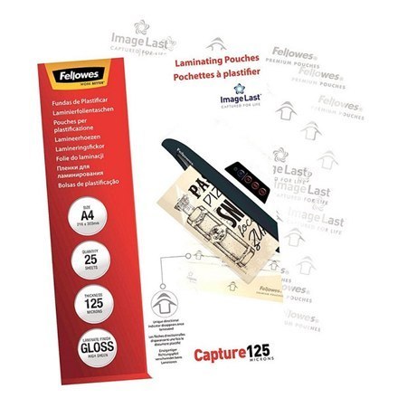 Fellowes | Lamination pouches | A4 (210 x 297 mm) | Glossy | Transparent Fellowes | Lamination pouches | A4 (210 x 297 mm) | Glossy | Transparent