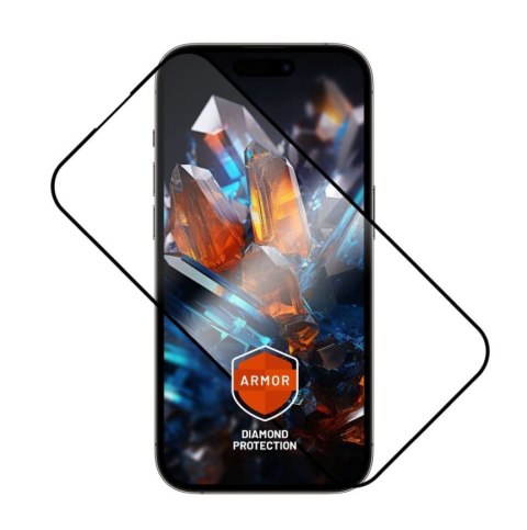 Fixed Armor | Screen protector | Apple | iPhone 15/iPhone 16 | Tempered glass | Black Fixed Armor | Screen protector | Apple | iPhone 15/iPhone 16 | Tempered glass | Black