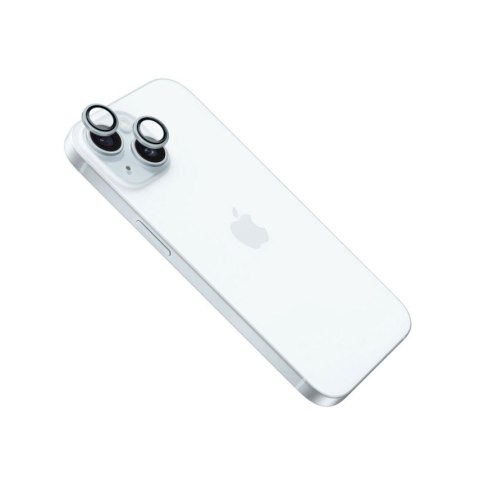 Fixed Camera glass | Apple | iPhone 16/16 Plus | Tempered glass | Blue Fixed Camera glass | Apple | iPhone 16/16 Plus | Tempered glass | Blue