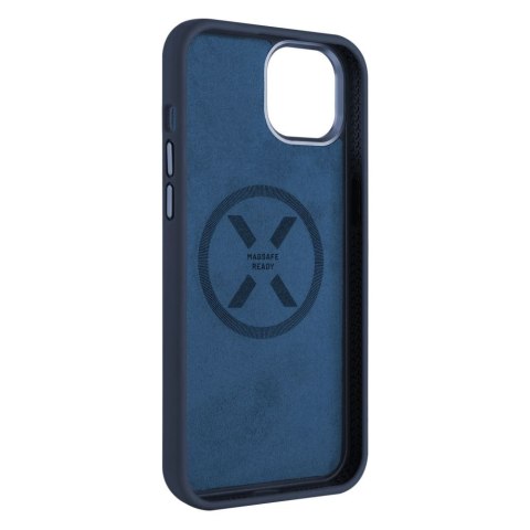 Fixed | MagFlow | Back cover | Apple | iPhone 15 | Liquid silicon | Blue Fixed | MagFlow | Back cover | Apple | iPhone 15 | Liquid silicon | Blue