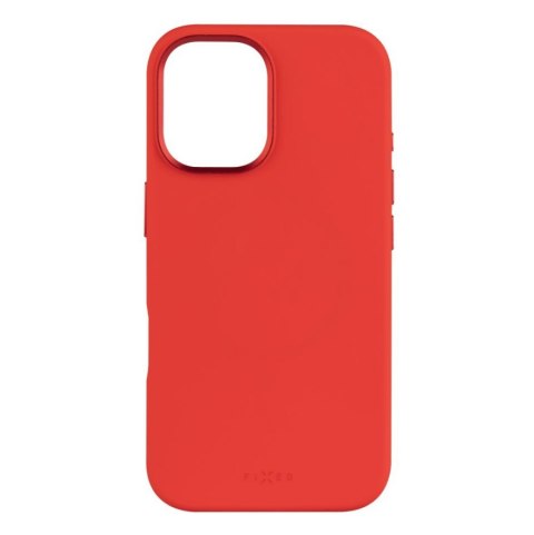 Fixed MagFlow | Back cover | Apple | iPhone 16 | Liquid silicon | Red Fixed MagFlow | Back cover | Apple | iPhone 16 | Liquid silicon | Red