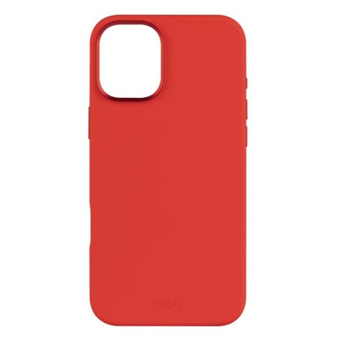 Fixed MagFlow | Back cover | Apple | iPhone 16 Plus | Liquid silicon | Red Fixed MagFlow | Back cover | Apple | iPhone 16 Plus | Liquid silicon | Red