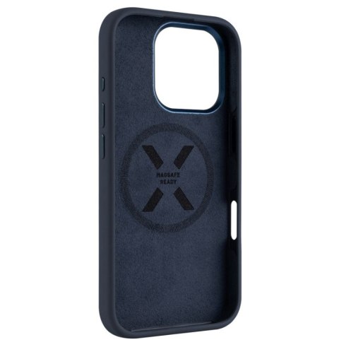 Fixed MagFlow | Back cover | Apple | iPhone 16 Pro | Liquid silicon | Blue Fixed MagFlow | Back cover | Apple | iPhone 16 Pro | Liquid silicon | Blue