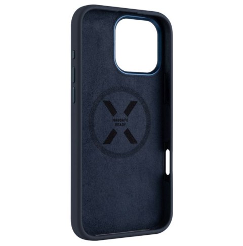 Fixed MagFlow | Back cover | Apple | iPhone 16 Pro Max | Liquid silicon | Blue Fixed MagFlow | Back cover | Apple | iPhone 16 Pro Max | Liquid silicon | Blue