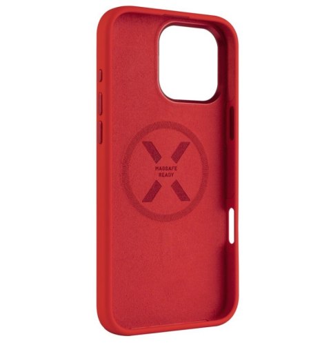 Fixed MagFlow | Back cover | Apple | iPhone 16 Pro Max | Liquid silicon | Red Fixed MagFlow | Back cover | Apple | iPhone 16 Pro Max | Liquid silicon | Red