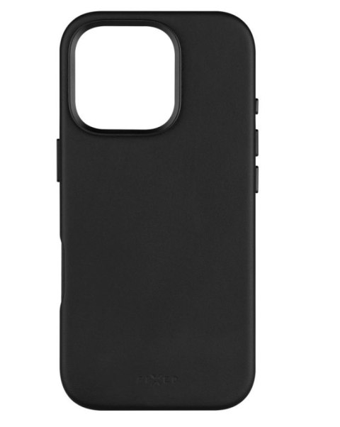 Fixed MagLeather | Back cover | Apple | iPhone 16 Pro | Leather | Black Fixed MagLeather | Back cover | Apple | iPhone 16 Pro | Leather | Black
