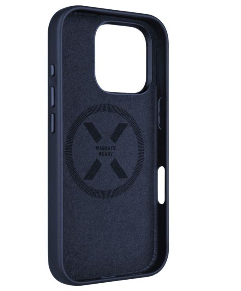 Fixed MagLeather | Back cover | Apple | iPhone 16 Pro | Leather | Blue Fixed MagLeather | Back cover | Apple | iPhone 16 Pro | Leather | Blue