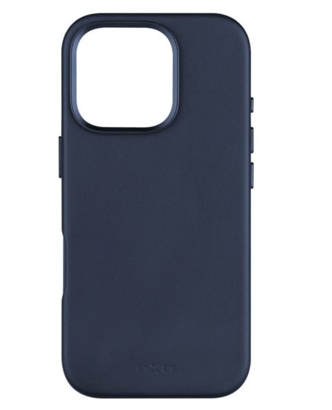 Fixed MagLeather | Back cover | Apple | iPhone 16 Pro | Leather | Blue Fixed MagLeather | Back cover | Apple | iPhone 16 Pro | Leather | Blue