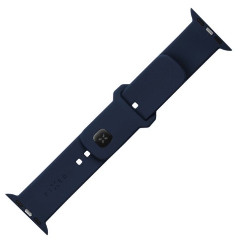 Fixed | Sporty Strap Set for Apple Watch 42/44/45 mm | 170-235 mm | Blue | Silicone Fixed | Sporty Strap Set for Apple Watch 42/44/45 mm | 170-235 mm | Blue | Silicone