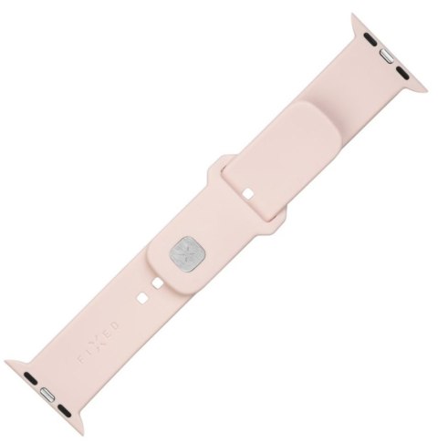 Fixed | Sporty Strap Set for Apple Watch 42/44/45 mm | 170-235 mm | Pink | Silicone Fixed | Sporty Strap Set for Apple Watch 42/44/45 mm | 170-235 mm | Pink | Silicone