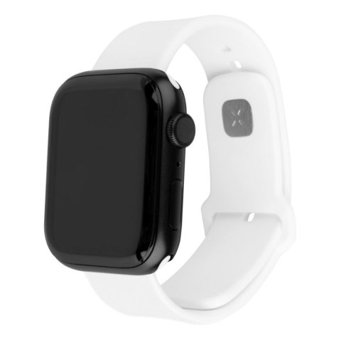 Fixed | Sporty Strap Set for Apple Watch 42/44/45 mm | 170-235 mm | White | Silicone Fixed | Sporty Strap Set for Apple Watch 42/44/45 mm | 170-235 mm | White | Silicone