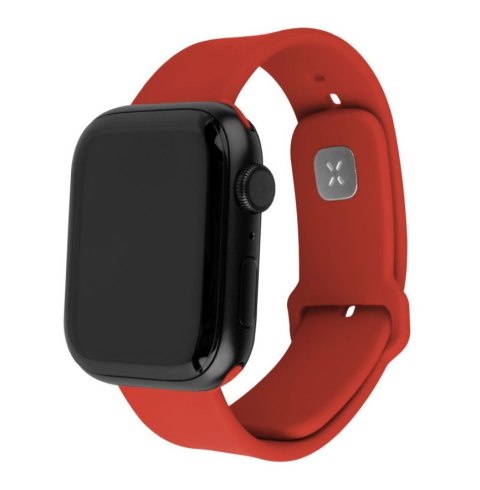 Fixed | Sporty Strap Set for Apple Watch Ultra 49mm | 180-250 mm | Red | Silicone Fixed | Sporty Strap Set for Apple Watch Ultra 49mm | 180-250 mm | Red | Silicone