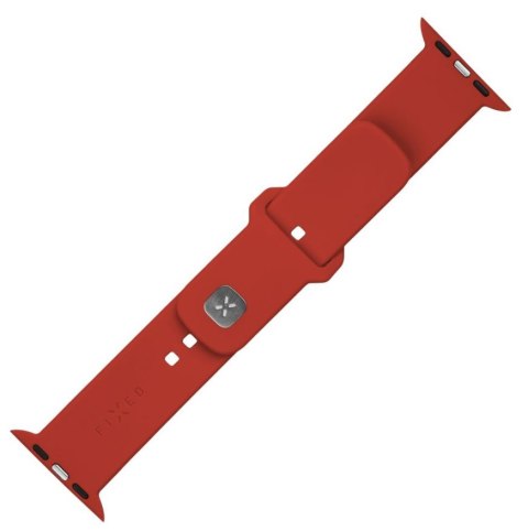 Fixed | Sporty Strap Set for Apple Watch Ultra 49mm | 180-250 mm | Red | Silicone Fixed | Sporty Strap Set for Apple Watch Ultra 49mm | 180-250 mm | Red | Silicone