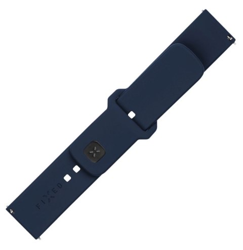 Fixed | Sporty Strap Set with Quick Release 20mm for Smartwatch | 160-235 mm | Blue | Silicone Fixed | Sporty Strap Set with Quick Release 20mm for Smartwatch | 160-235 mm | Blue | Silicone