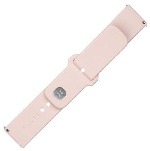Fixed | Sporty Strap Set with Quick Release 20mm for Smartwatch | 160-235 mm | Pink | Silicone Fixed | Sporty Strap Set with Quick Release 20mm for Smartwatch | 160-235 mm | Pink | Silicone