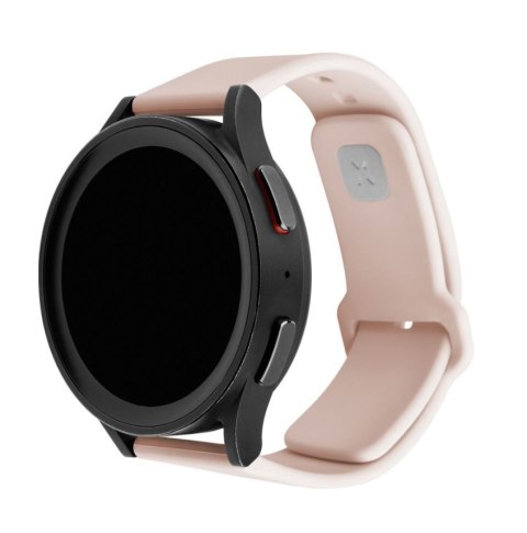 Fixed | Sporty Strap Set with Quick Release 20mm for Smartwatch | 160-235 mm | Pink | Silicone Fixed | Sporty Strap Set with Quick Release 20mm for Smartwatch | 160-235 mm | Pink | Silicone