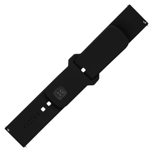 Fixed | Sporty Strap Set with Quick Release 22mm for smartwatch | 160-235 mm | Black | Silicone Fixed | Sporty Strap Set with Quick Release 22mm for smartwatch | 160-235 mm | Black | Silicone