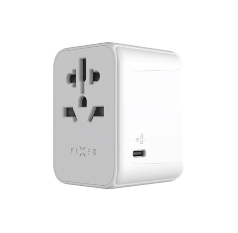 Fixed | Voyager World Adapter | FIXCT30-1C2A-WH | USB-A/USB-C | Travel Adapter Fixed | Voyager World Adapter | FIXCT30-1C2A-WH | USB-A/USB-C | Travel Adapter