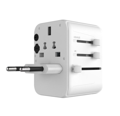 Fixed | Voyager World Adapter | FIXCT30-1C2A-WH | USB-A/USB-C | Travel Adapter Fixed | Voyager World Adapter | FIXCT30-1C2A-WH | USB-A/USB-C | Travel Adapter