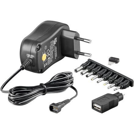Goobay 53996 Uniwersalny zasilacz 3 V - 12 V 1,8 m Goobay 53996 Uniwersalny zasilacz 3 V - 12 V 1,8 m