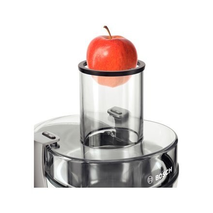 Juicer Bosch | MES25A0 | Type Centrifugal juicer | Black/White | 700 W | Extra large fruit input | Number of speeds 2 Juicer Bosch | MES25A0 | Type Centrifugal juicer | Black/White | 700 W | Extra large fruit input | Number of speeds 2
