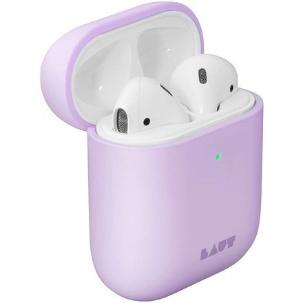 LAUT PASTELS for AirPods 1/2 Violet, Polycarbonate, Charging Case, Apple AirPods 1/2 LAUT PASTELS for AirPods 1/2 Violet, Polycarbonate, Charging Case, Apple AirPods 1/2