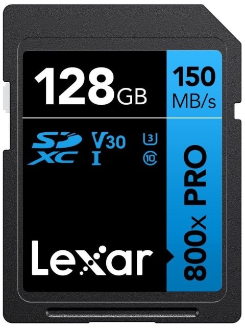 Lexar | Karta pamięci | Professional 800x PRO | 128 GB | SDXC | Pamięć flash klasy UHS-I Lexar | Karta pamięci | Professional 800x PRO | 128 GB | SDXC | Pamięć flash klasy UHS-I