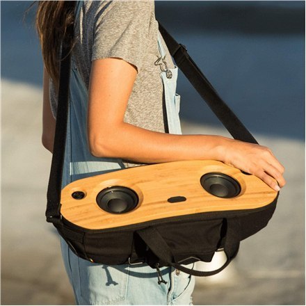 Marley Bag Of Riddim Speaker, Portable, Bluetooth, Black Marley | BAG OF RIDDIM | Bluetooth | Black/Brown | Wireless connection Marley Bag Of Riddim Speaker, Portable, Bluetooth, Black Marley | BAG OF RIDDIM | Bluetooth | Black/Brown | Wireless connection