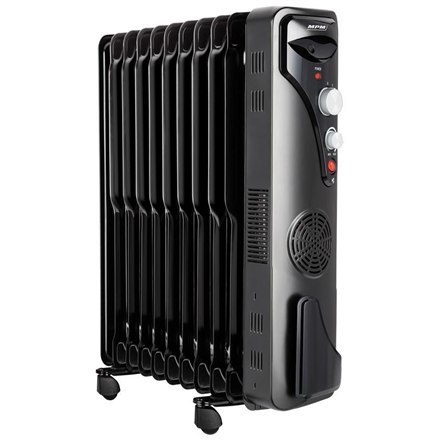 MPM | Electric Heater | MUG-21 | Oil Filled Radiator | 2500 W | Number of power levels 3 | Suitable for rooms up to m² | Black MPM | Electric Heater | MUG-21 | Oil Filled Radiator | 2500 W | Number of power levels 3 | Suitable for rooms up to m² | Black