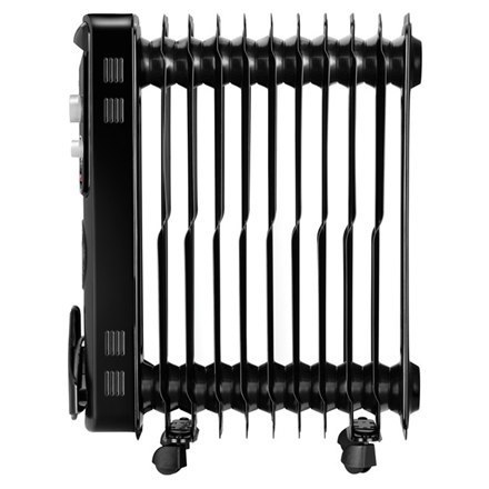 MPM | Electric Heater | MUG-21 | Oil Filled Radiator | 2500 W | Number of power levels 3 | Suitable for rooms up to m² | Black MPM | Electric Heater | MUG-21 | Oil Filled Radiator | 2500 W | Number of power levels 3 | Suitable for rooms up to m² | Black