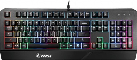 MSI | VIGOR GK20 | Gaming keyboard | Wired | RGB LED light | US | Black MSI | VIGOR GK20 | Gaming keyboard | Wired | RGB LED light | US | Black