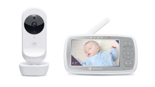 Motorola | Wi-Fi Video Baby Monitor | VM44 CONNECT 4.3" | 4.3" LCD colour display with 480 x 272px resolution; 2x digital zoom;